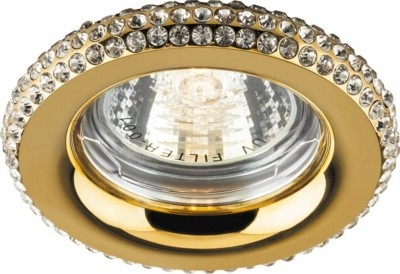 Светильник встраиваемый Feron DL205-C потолочный MR16 G5.3 золотистый