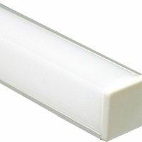 Профиль алюминиевый угловой квадратный серебро CAB281