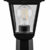 Светильник садово-парковый Feron НТУ 04-60-001 на постамент 4-х гранник 60Вт E27 230В черный