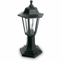 Светильник садово-парковый Feron НТУ 06-60-001 на постамент 6-ти гранник 60Вт E27 230В черный