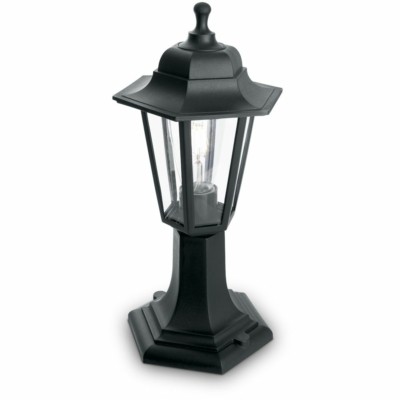 Светильник садово-парковый Feron НТУ 06-60-001 на постамент 6-ти гранник 60Вт E27 230В черный