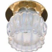 Светильник потолочный JCD9 35W G9 прозрачный-матовый,золото JD115