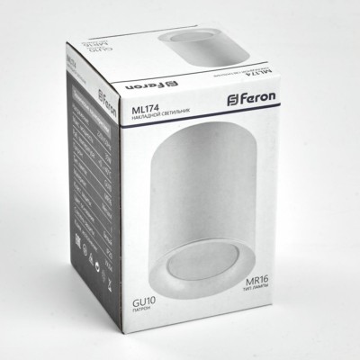 Светильник потолочный Feron ML174 MR16 GU10 35W 230V белый — изображение 6