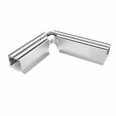 Профиль алюминиевый встраиваемый "Линии света" серебро CAB255 — изображение 5