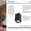 Светильник потолочный Feron ML1744 MR16 GU10 35W 230V белый