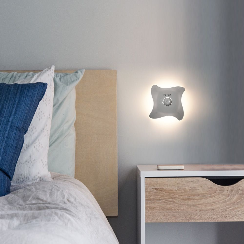 Светильник ночник на магните Feron 8LED 3*ААА battery 93*93*38мм FN2020 — изображение 3