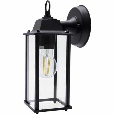 Светильник садово-парковый Feron PL201 на стену вниз 60Вт E27 230В черный