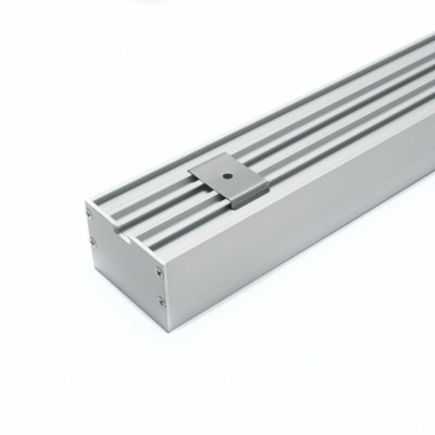 Профиль алюминиевый накладной "Линии света" серебро CAB257 — изображение 5