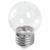 Лампа СДЛ Feron LB-37 Шарик E27 1W 6400K прозрачный