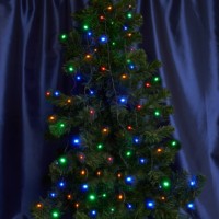 Гирлянда линейная 200 LED мультиколор статичная 20 м +1.5м черный шнур