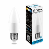 Лампа СДЛ Feron LB-970 Свеча E27 13W 6400K