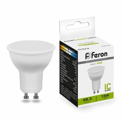 Лампа СДЛ Feron LB-960 MR16 GU10 13W 4000K