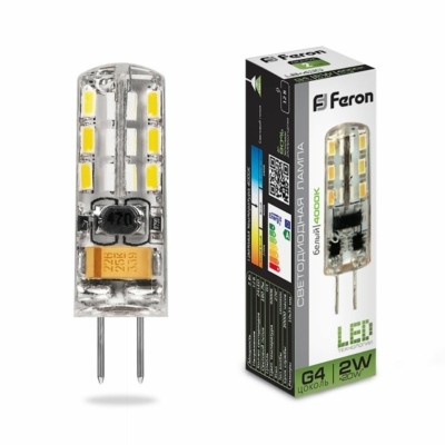 Лампа СДЛ Feron LB-420 G4 2W 4000K