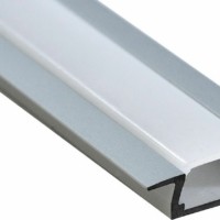 Профиль алюминиевый встраиваемый серебро CAB251