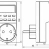 Розетка с таймером Feron TM24 недельная электронная мощность 3500W/16A