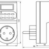 Розетка с таймером Feron TM22 недельная электронная мощность 3500W/16A