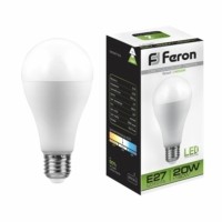 Лампа СДЛ Feron LB-98 Шар E27 20W 4000K