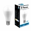 Лампа СДЛ Feron LB-100 Шар E27 25W 6400K