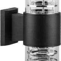 Светильник садово-парковый Feron DH0802 на стену вверх/вниз E27 230В черный