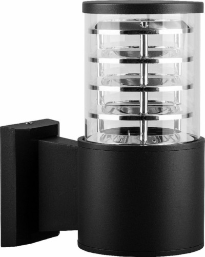 Светильник садово-парковый Feron DH0801 на стену вверх E27 230В черный