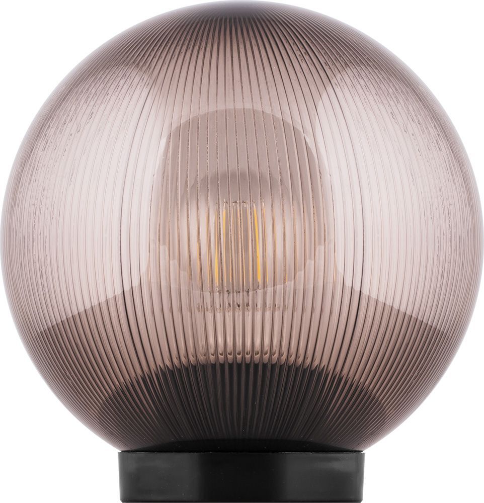 Светильник садово-парковый Feron НТУ 02-60-205 шар ПМАА E27 230В призма дымчатый