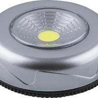 Светодиодный светильник-кнопка Feron FN1204 (1шт в блистере) 2W серебро