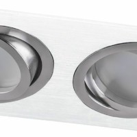 Светильник встраиваемый Feron DL2802 потолочный MR16 G5.3 белый-хром