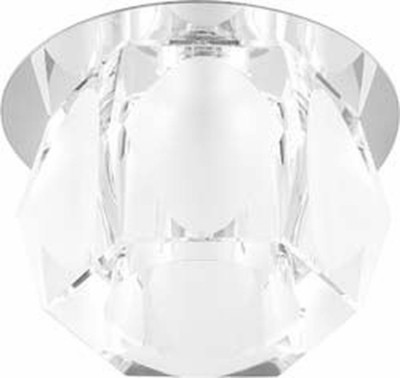 Светильник потолочный JCD9 35W G9 прозрачный-матовый,хром JD114