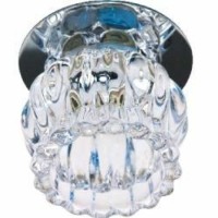 Светильник потолочный JCD9 35W G9 прозрачный,хром JD115