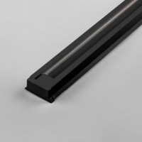 Шинопровод для трековых однофазных светильников черный 2м в наборе токоввод заглушка крепление CAB1003