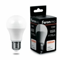 Лампа СДЛ Feron.PRO LB-1013 Шар E27 13W 6400K