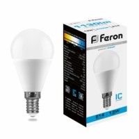 Лампа СДЛ Feron LB-950 Шарик E14 13W 6400K