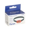 Фонарь светодиодный налобный ЭКОНОМ на батарейках 3xAAA FERON TH2306 2W COB IP44 пластик