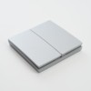 Кнопка-выключатель беспроводной Feron TM82 230V 500W 2кл. серебро