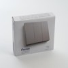 Выключатель беспроводной Feron TM83 230V 500W 3кл. серебро