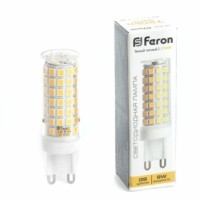 Лампа СДЛ Feron LB-434 G9 9W 2700K