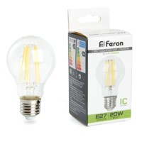 Лампа СДЛ Feron LB-620 Шар E27 20W 4000K
