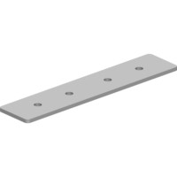 Соединитель прямой для низковольтного накладного шинопровода белый LD2000