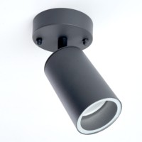 Светильник садово-парковый Feron DH1704 на стену GU10 230V 35w серый (на стену)