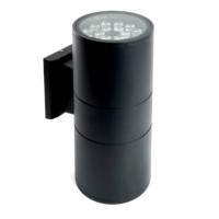 Светильник светодиодный уличный Feron DH0712 2*18W 3000Lm 2700K черный