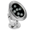 Прожектор светодиодный подводный Feron LL-824 9W AC24V низковольтный RGB металлик 140*80*160mm IP68
