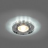 Светильник встраиваемый с белой LED подсветкой Feron 8060-2 потолочный MR16 G5.3 серебристый
