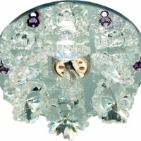 Светильник встраиваемый Feron 1540 потолочный JCD9 G9 сиреневый-прозрачный