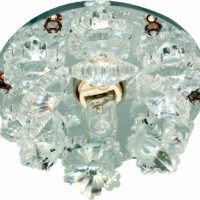 Светильник встраиваемый Feron 1540 потолочный JCD9 G9 коричневый-прозрачный