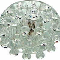 Светильник встраиваемый Feron 1550 потолочный JCD9 G9 прозрачный