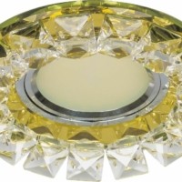 Светильник встраиваемый Feron CD2929 потолочный MR16 G5.3 желтый-прозрачный