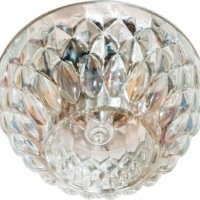 Светильник встраиваемый Feron JD187 потолочный JCD9 G9 прозрачный хром