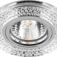 Светильник встраиваемый Feron 8999-2 потолочный MR16 G5.3 прозрачный