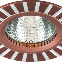 Светильник встраиваемый Feron GS-M364 потолочный MR16 G5.3 коричневый