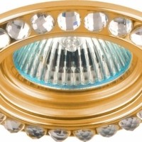 Светильник встраиваемый Feron DL111-C потолочный MR16 G5.3 золотистый